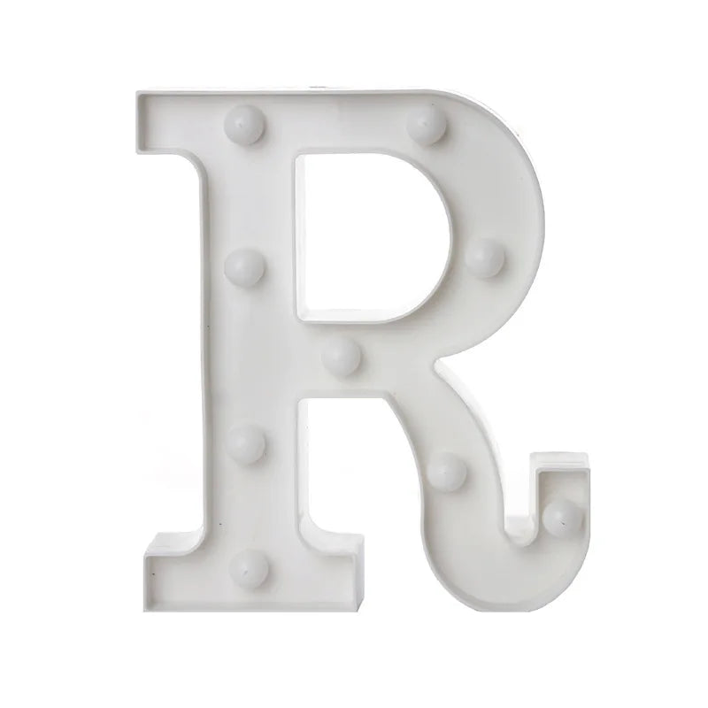 LED Marquee Letter heart shape detail