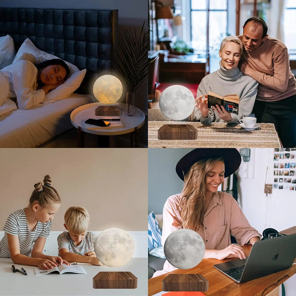 Magnetic Levitating Moon Lamp size and dimensions