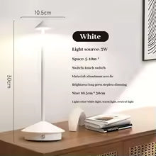 Slim Rechargeable Touch Desk Lamp