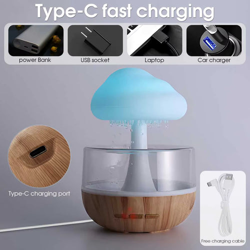 Raining Cloud Aromatherapy Humidifier