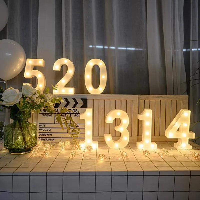 LED Marquee Letter size and dimensions