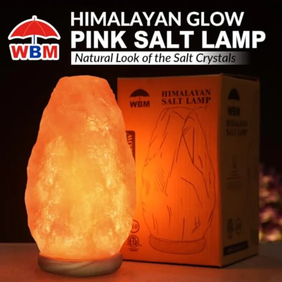 Himalayan Salt Lamp with Touch Dimmer