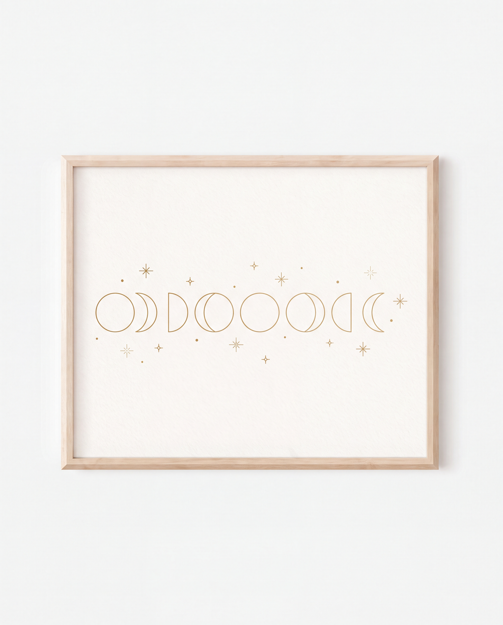 Moon phases printable wall art