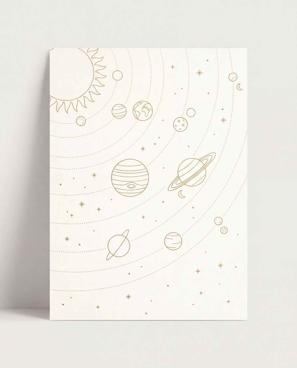 Solar system printable wall art