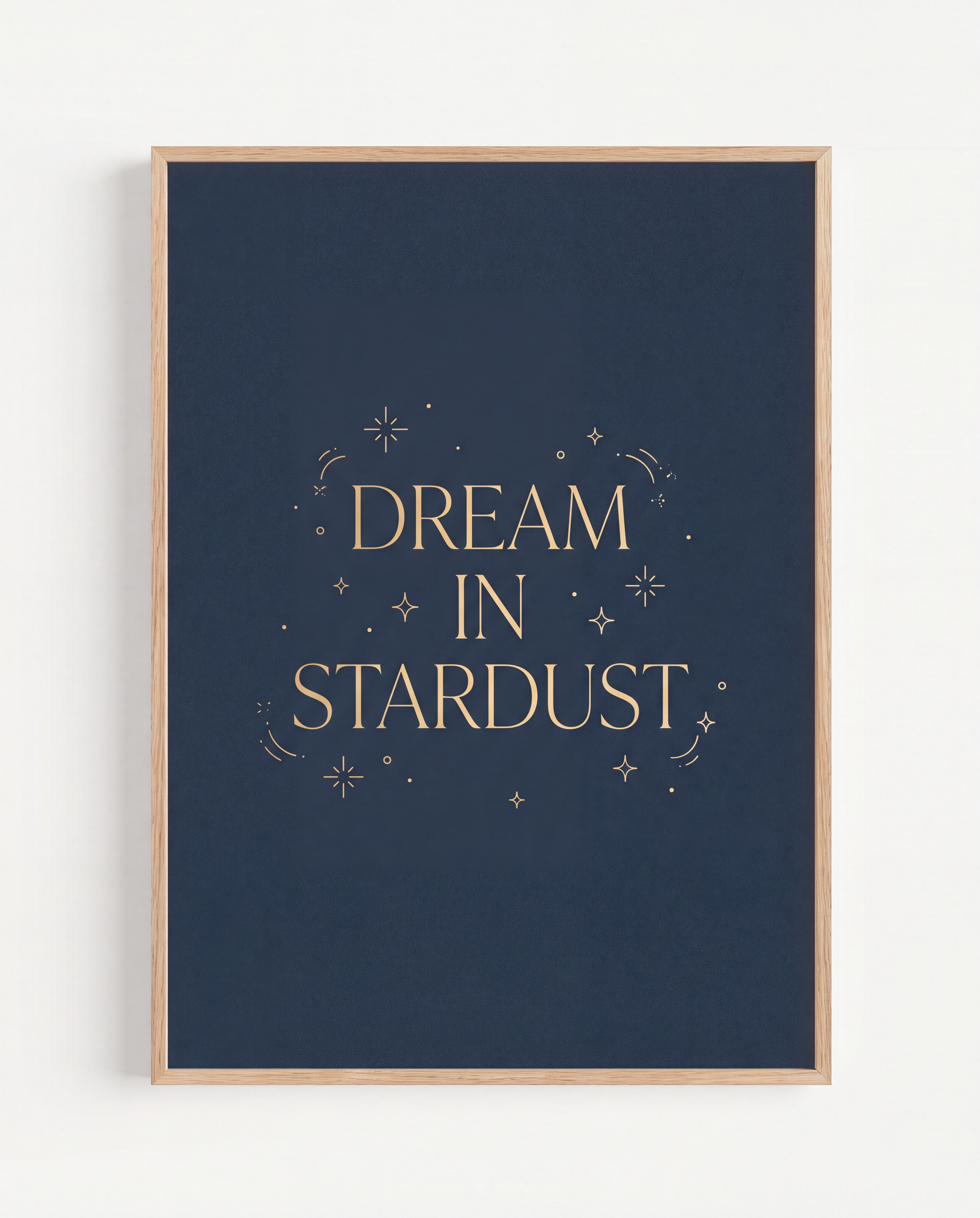 Dream in stardust printable quote art